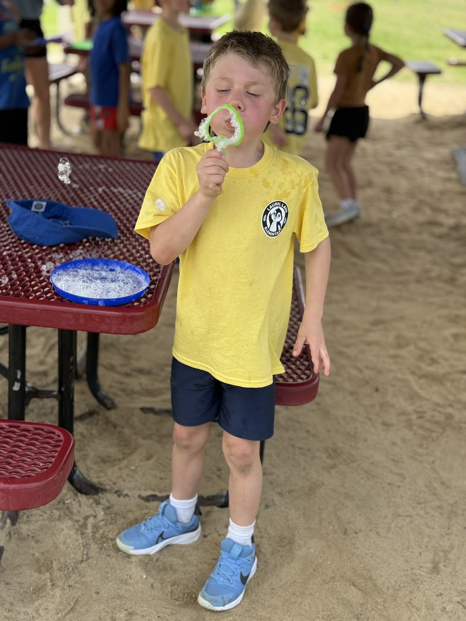 Blowing bubbles
