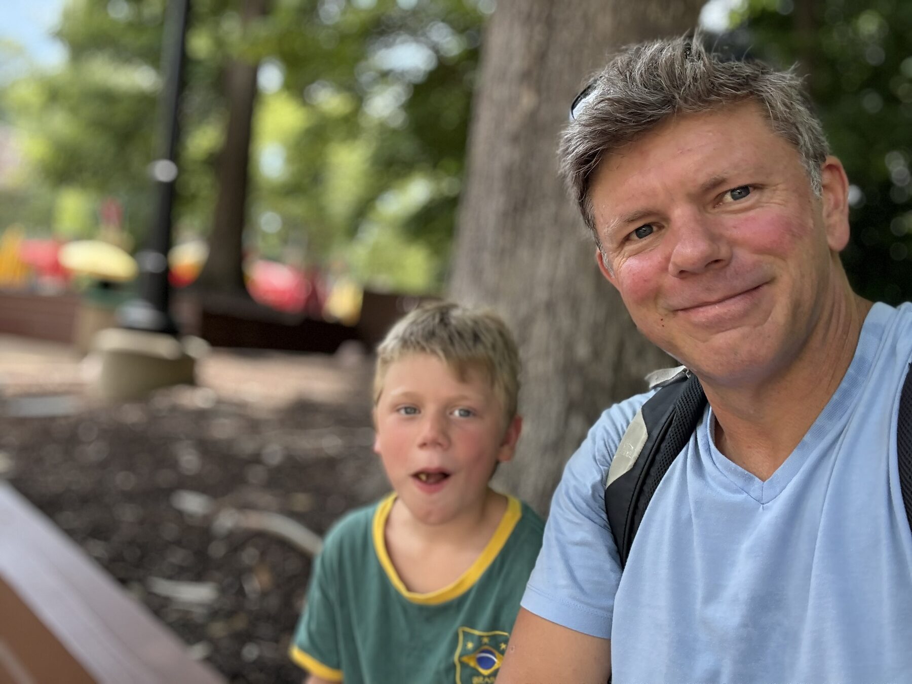 Teddy and Dad at Busch Gardens